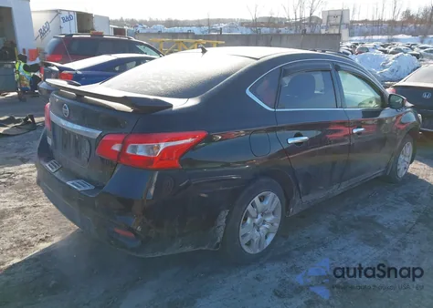 2016 Nissan Sentra S z USA, uszkodzony, nr VIN 3N1AB7APXGY324479